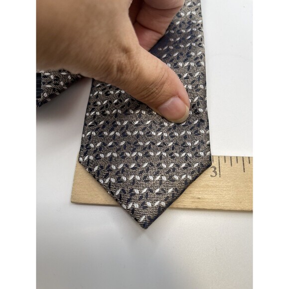 ALFATECH BY ALFANI Stain Resistant Thornton Mini Tie In Taupe New - Picture 3 of 7